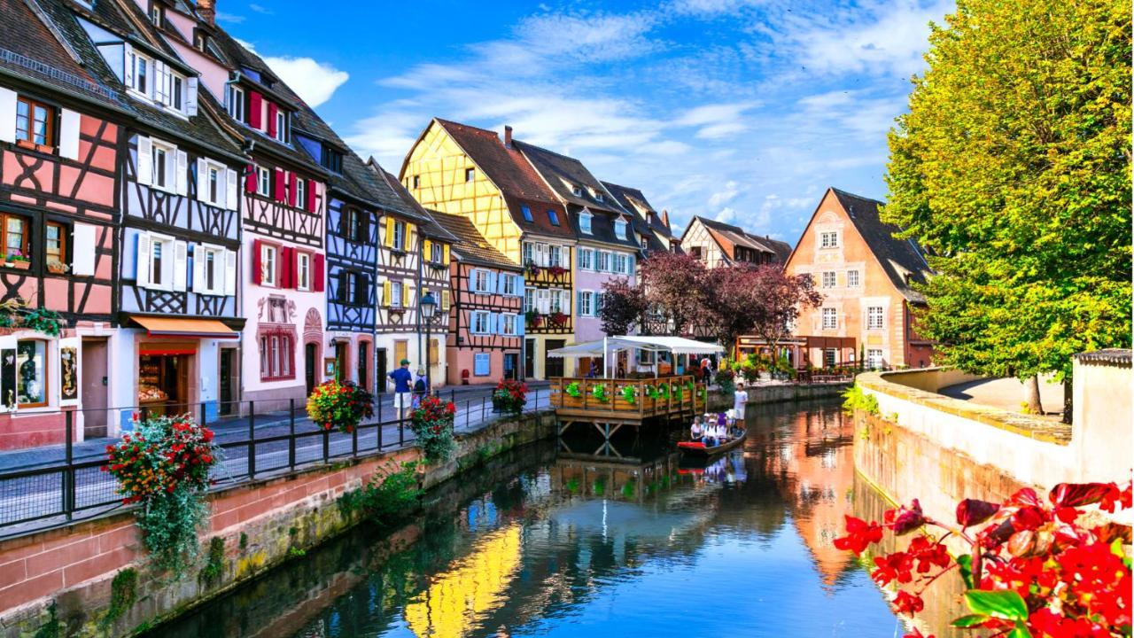 Colmar - La Cigogne - Balcon - Vue Degagee - Netflix - Wifi Fibre - Parking Gratuit - Quartier Populaire Apartment Ngoại thất bức ảnh