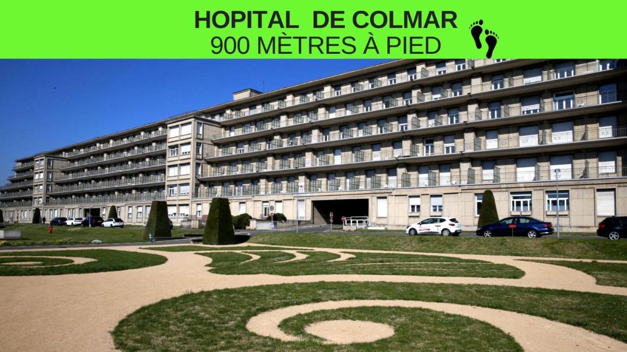 Colmar - La Cigogne - Balcon - Vue Degagee - Netflix - Wifi Fibre - Parking Gratuit - Quartier Populaire Apartment Ngoại thất bức ảnh